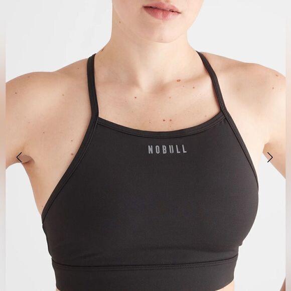 NWT NOBULL Women’s Blue High Neck Halter Style Sports Bra CrossFit- Size XS - Picture 7 of 9